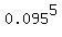 0.095%5E5