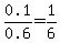 0.1%2F0.6+=+1%2F6