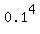 0.1%5E4