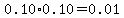 0.10%2A0.10=0.01