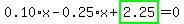 0.10%2Ax-0.25%2Ax%2Bhighlight_green%28+2.25+%29=0