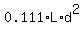 0.111%2AL%2Ad%5E2