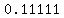 0.11111