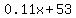 0.11x%2B53