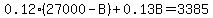 0.12%2827000+-+B%29+%2B+0.13B+=+3385