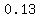 0.13+