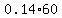 0.14%2A60