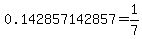 0.142857142857+=+1%2F7