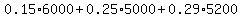 0.15%2A6000%2B0.25%2A5000%2B0.29%2A5200