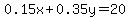 0.15x%2B0.35y=20