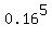 0.16%5E5