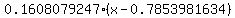 0.1608079247%28x-0.7853981634%29