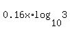 0.16x%2Alog%2810%2C3%29