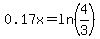 0.17x+=+ln%284%2F3%29