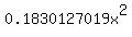0.1830127019x%5E2