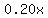 0.20x