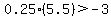 0.25%285.5%29%3E-3