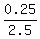 0.25%2F2.5