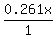0.261x%2F1