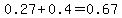 0.27%2B0.4=0.67