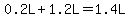0.2L%2B1.2L=1.4L