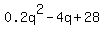 0.2q%5E2-4q%2B28