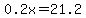 0.2x+=+21.2