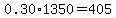 0.30%2A1350=%24405