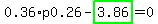 0.36%2Ap0.26-highlight_green%28+3.86+%29=0