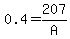 0.4=207%2FA
