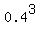 0.4%5E3
