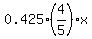 0.425%2A%284%2F5%29x