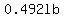 0.492lb