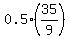0.5%2A%2835%2F9%29