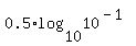 0.5%2Alog%2810%2C10%5E%28-1%29%29