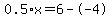 0.5%2Ax=6--4