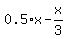 0.5%2Ax-x%2F3