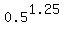 0.5%5E1.25