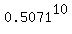 0.5071%5E10