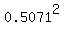 0.5071%5E2