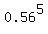 0.56%5E5