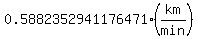 0.5882352941176471%28km%2Fmin%29
