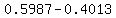 0.5987+-+0.4013