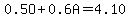 0.5O%2B0.6A=4.10