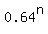 0.64%5En