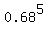 0.68%5E5