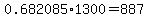 0.682085%2A1300=887