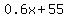 0.6x%2B55