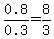 0.8%2F0.3=8%2F3