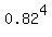 0.82%5E4